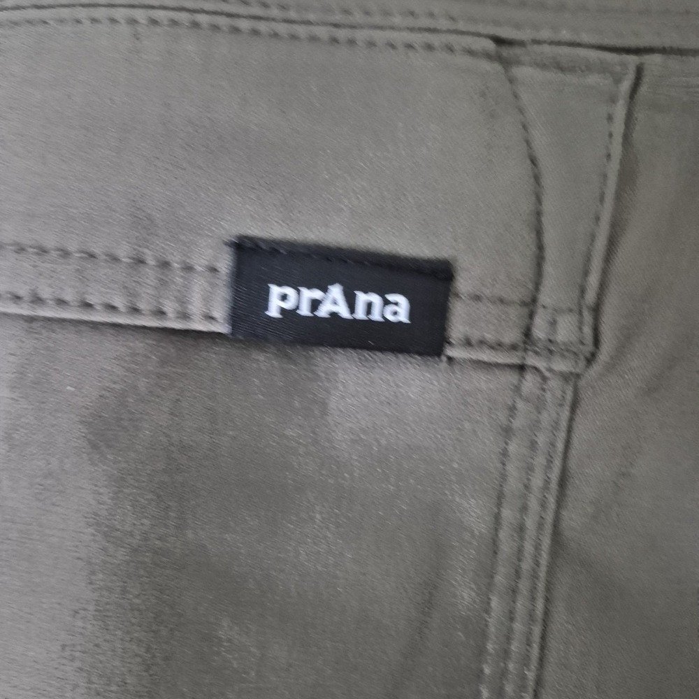prAna Pants Mens 30x30‎ Slate Green Relaxed Stretch Zion II Straight Leg NEW - Picture 3 of 10